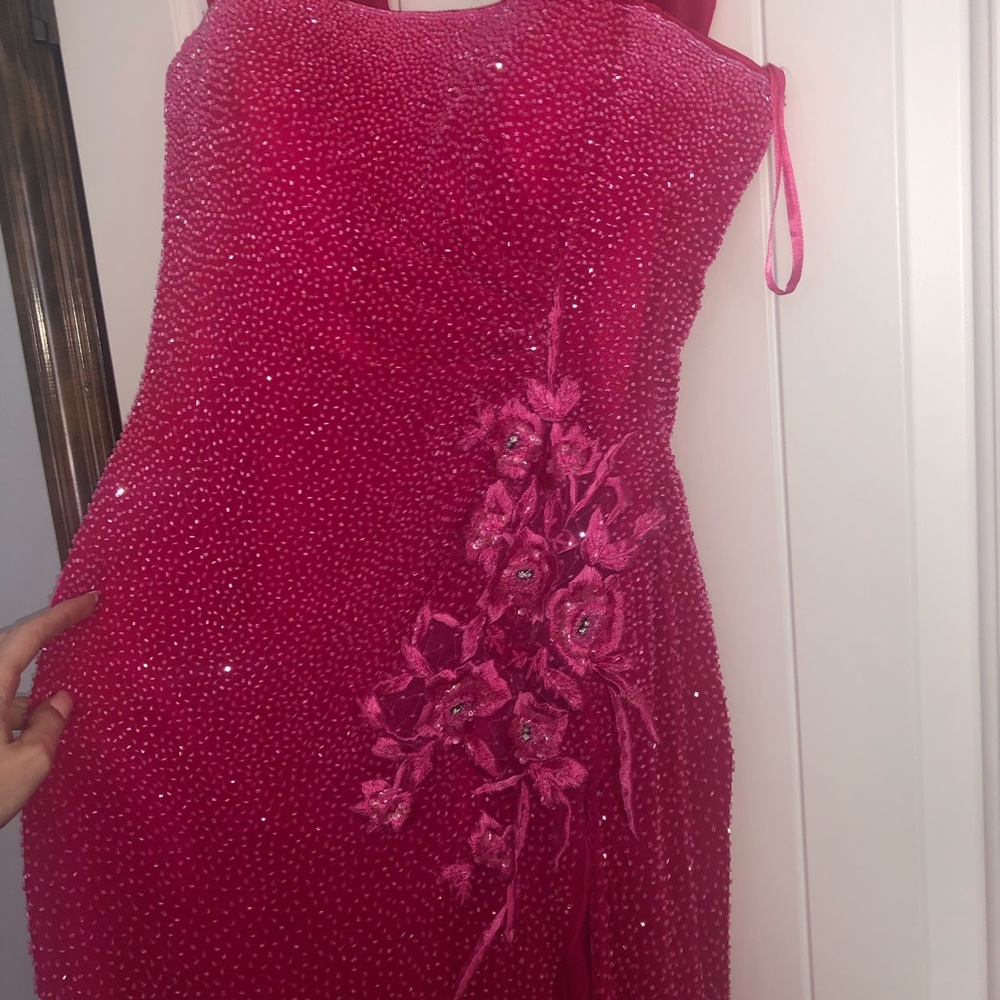 Pink formal dress, prom dress, evening gown. Size 6/small